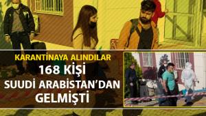 Suudi Arabistan'dan getirilen 168 kişi Denizli’de karantinaya alındı
