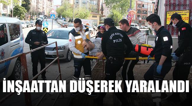Toprak almak istediği inşaattan düşerek yaralandı