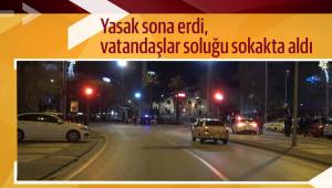 Yasak sona erdi, vatandaşlar soluğu sokakta aldı