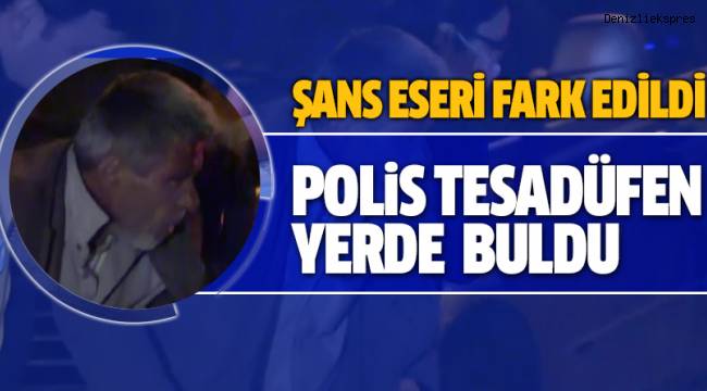 Yere düşüp kanlar içinde kalan adamı şans eseri polisler fark etti