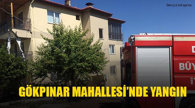 Bayram tatili için köye giden ailenin evinde yangın çıktı