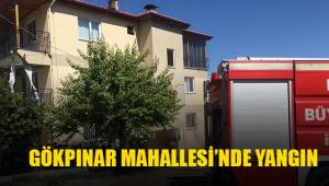 Bayram tatili için köye giden ailenin evinde yangın çıktı