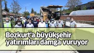 Bozkurt'a büyükşehir yatırımları damga vuruyor