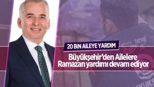 Büyükşehir'den 20 bin aileye Ramazan yardımı