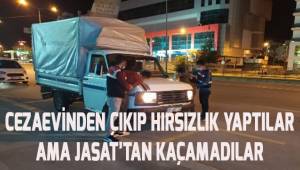 Cezaevinden izinli çıkıp hırsızlık yaptılar, JASAT'a yakalandılar
