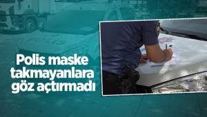 Denizli'de polis maske takmayanlara göz açtırmadı