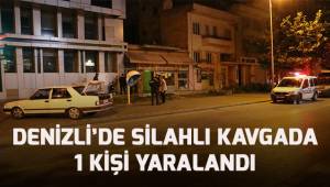Denizli'de silahlı kavga: 1 yaralı