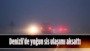 Denizli'de yoğun sis ulaşımı aksattı