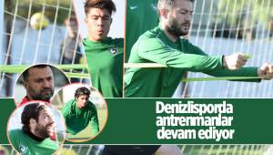 Denizlisporda antrenmanlar devam ediyor