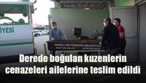 Derede boğulan kuzenlerin cenazeleri aileleri teslim edildi