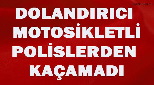 Dolandırıcılık suçundan aranan şahsı trafik polisleri kovalamaca sonrası yakaladı