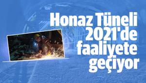 Ege'nin en büyük projelerinden Honaz Tüneli 2021'de faaliyete geçiyor