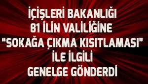 İçişleri Bakanlığı 81 ilin valiliğine