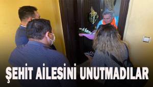 İYİ Parti Merkezefendi İlçe Teşkilatı Şehit ailesini unutmadı
