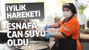 İYİLİK HAREKETİ ESNAFA CAN SUYU OLDU
