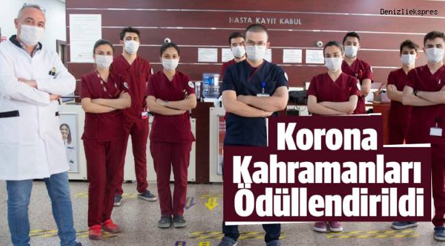 Korona Kahramanları Ödüllendirildi