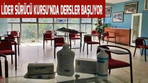 Lider Sürücü Kursu'nda dersler başlıyor