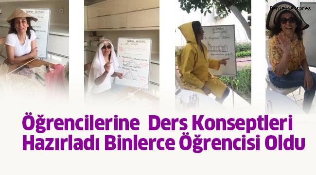 Öğrencilerine Ders Konseptleri Hazırladı Binlerce Öğrencisi Oldu