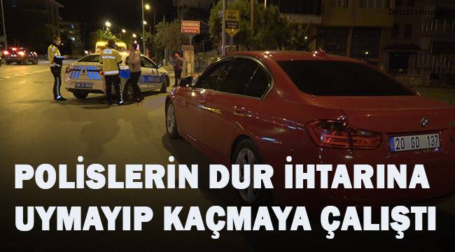 Önce otomobille sonra yayan kaçmaya çalışan vatandaşa 2 bin 798 TL'lik trafik cezası