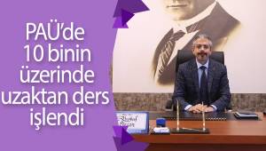 PAÜ’de 10 binin üzerinde uzaktan ders işlendi