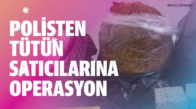 Polisten tütün satıcılarına yönelik bandrol okuma cihazlı operasyon