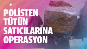Polisten tütün satıcılarına yönelik bandrol okuma cihazlı operasyon