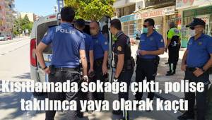 Uyuşturucu ve tüfeği yakalatacağını anlayınca yaya olarak kaçmaya çalıştı