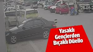 Yasaklı Gençlerden Bıçaklı Düello
