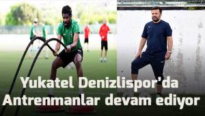 Yukatel Denizlispor'da antrenmanlar devam ediyor