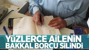 YÜZLERCE AİLENİN BAKKAL BORCU SİLİNDİ