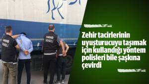 Zehir tacirlerinin uyuşturucuyu taşımak için kullandığı yöntem polisleri bile şaşkına çevirdi