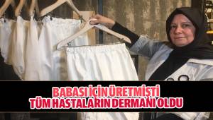 Babası için üretmişti, diğer hastaların imdadına yetişecek