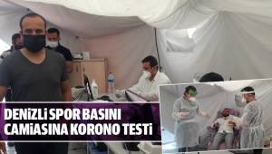 BASIN MENSUPLARINA KORONA VİRÜS TESTİ YAPILDI