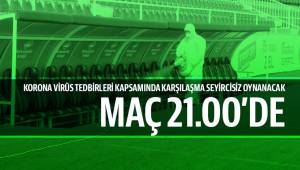 Beşiktaş karşılaşması öncesi stadyum dezenfekte edildi