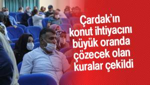Çardak'ın konut ihtiyacını büyük oranda çözecek olan kuralar çekildi