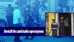 Denizli’de canlı bahis operasyonu
