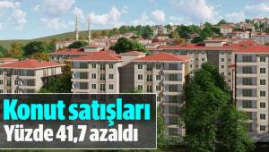 Denizli'de konut satışları yüzde 41,7 azaldı