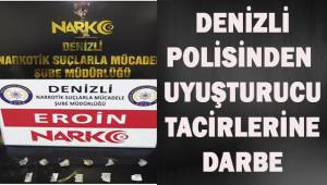 Denizli’de uyuşturucu tacirlerine darbe