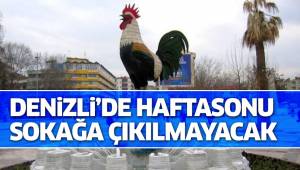 Denizli Hafta sonunda Sokağa Çıkamayacak!