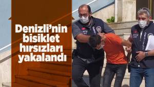 Denizli’nin bisiklet hırsızları yakalandı