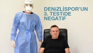 Denizlispor’da 3. testler de negatif