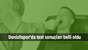 Denizlispor'da test sonuçları belli oldu
