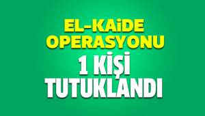 El Kaide operasyonu: 1 tutuklama