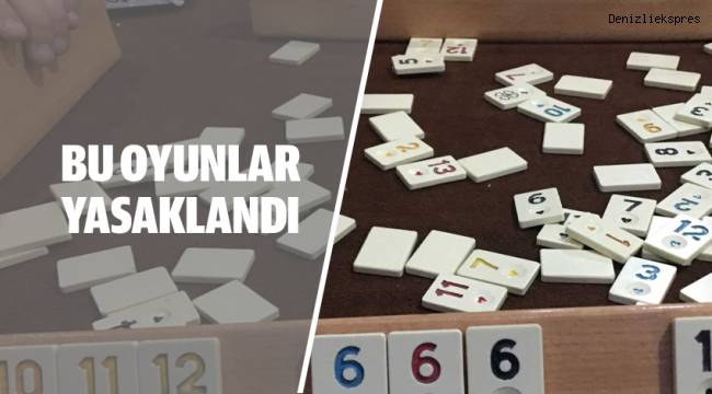 Kahvehanelerde okey ve tavla oynanması yasak