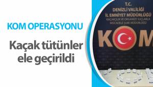 KOM ekiplerinden 3 farklı adrese kaçak ürün operasyonu