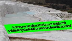 Korona virüs süreci turizm ve bağlantılı sektörleri yüzde 60 oranında olumsuz etkiledi