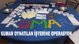 Kumar oynatılan 2 iş yerine operasyon