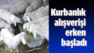 Kurbanlık alışverişi erken başladı