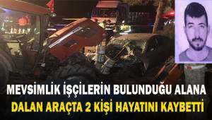 Önce ağaca sonra traktöre çarpan otomobil iki arkadaşa mezar oldu