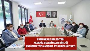 Pamukkale Belediyesi Akdeniz Belediyeler Birliği encümen toplantısına ev sahipliği yaptı